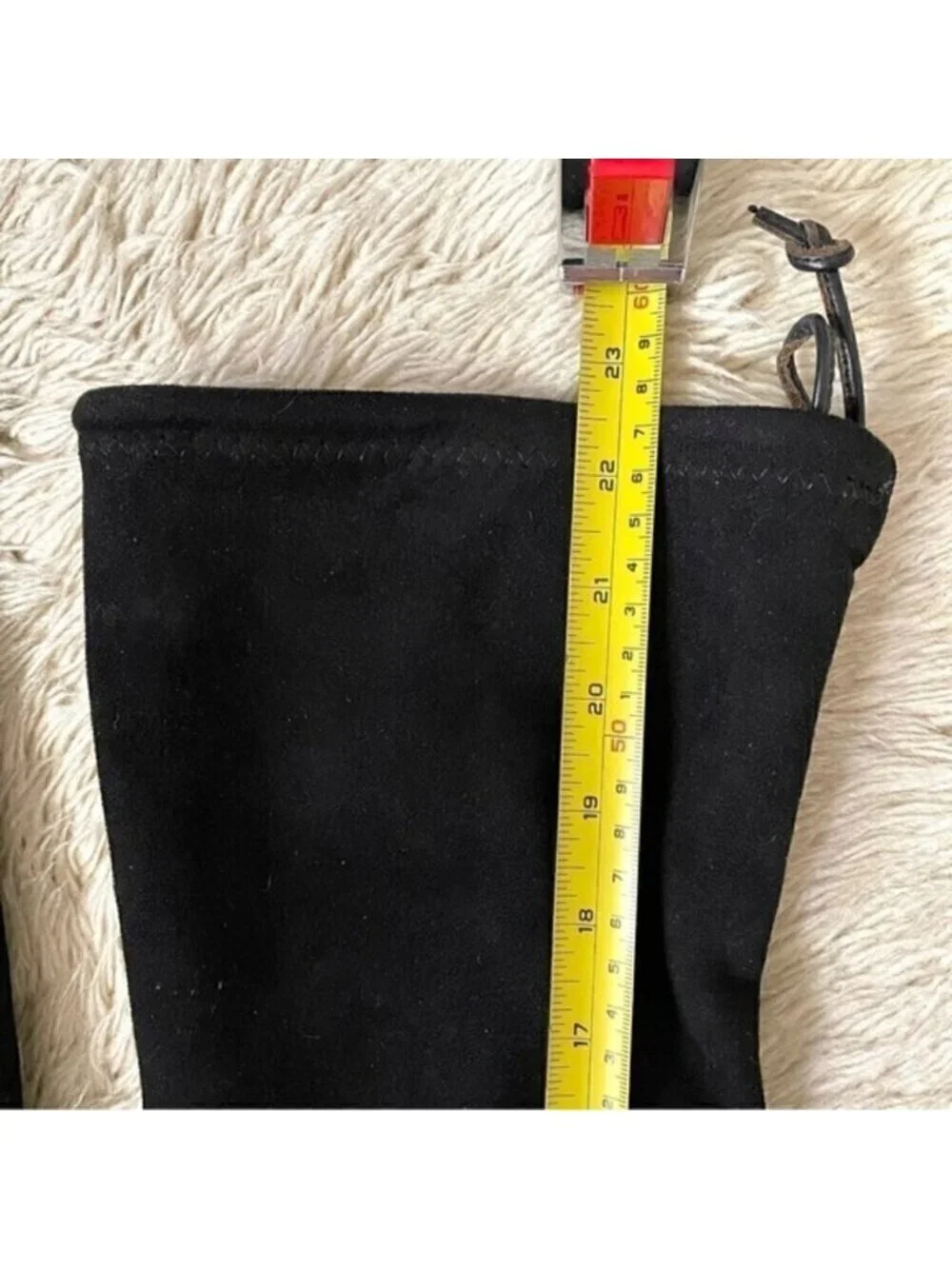 Stuart Weitzman Black Lowland Suede Thigh High Boots - 5, 💯 AUTHENTIC!